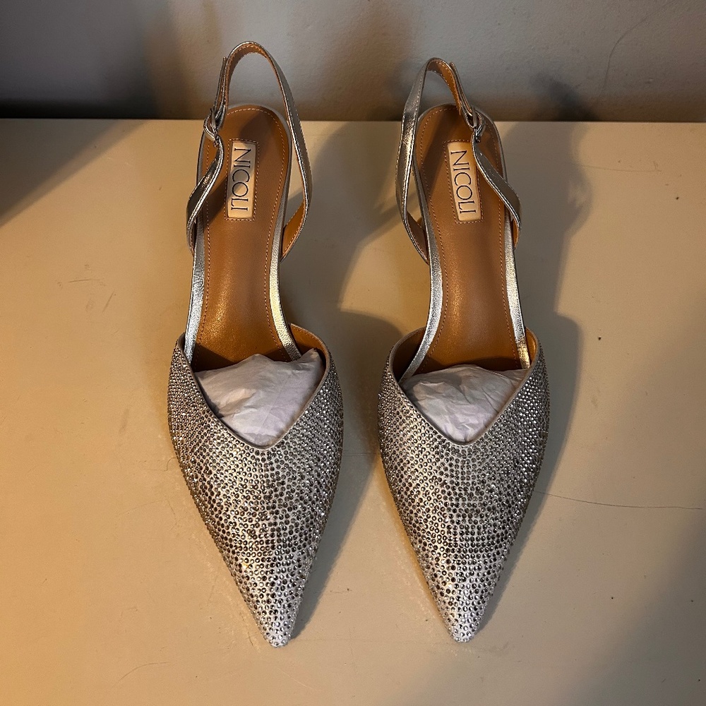 Nicole Slingback Pointy Toe Mule
